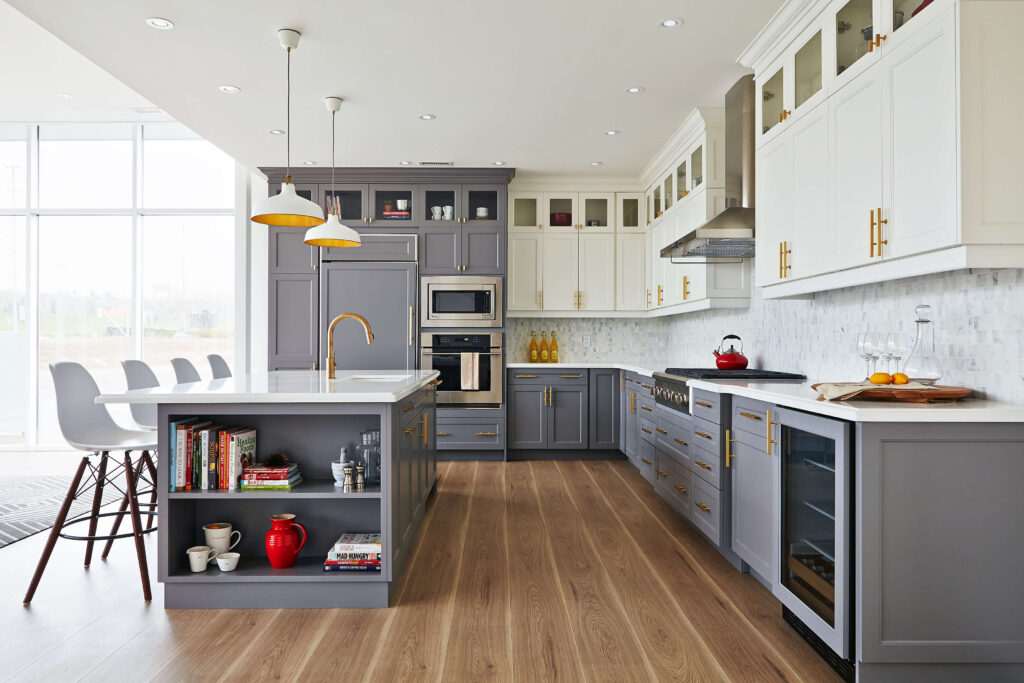 Gray Kitchen Cabinets